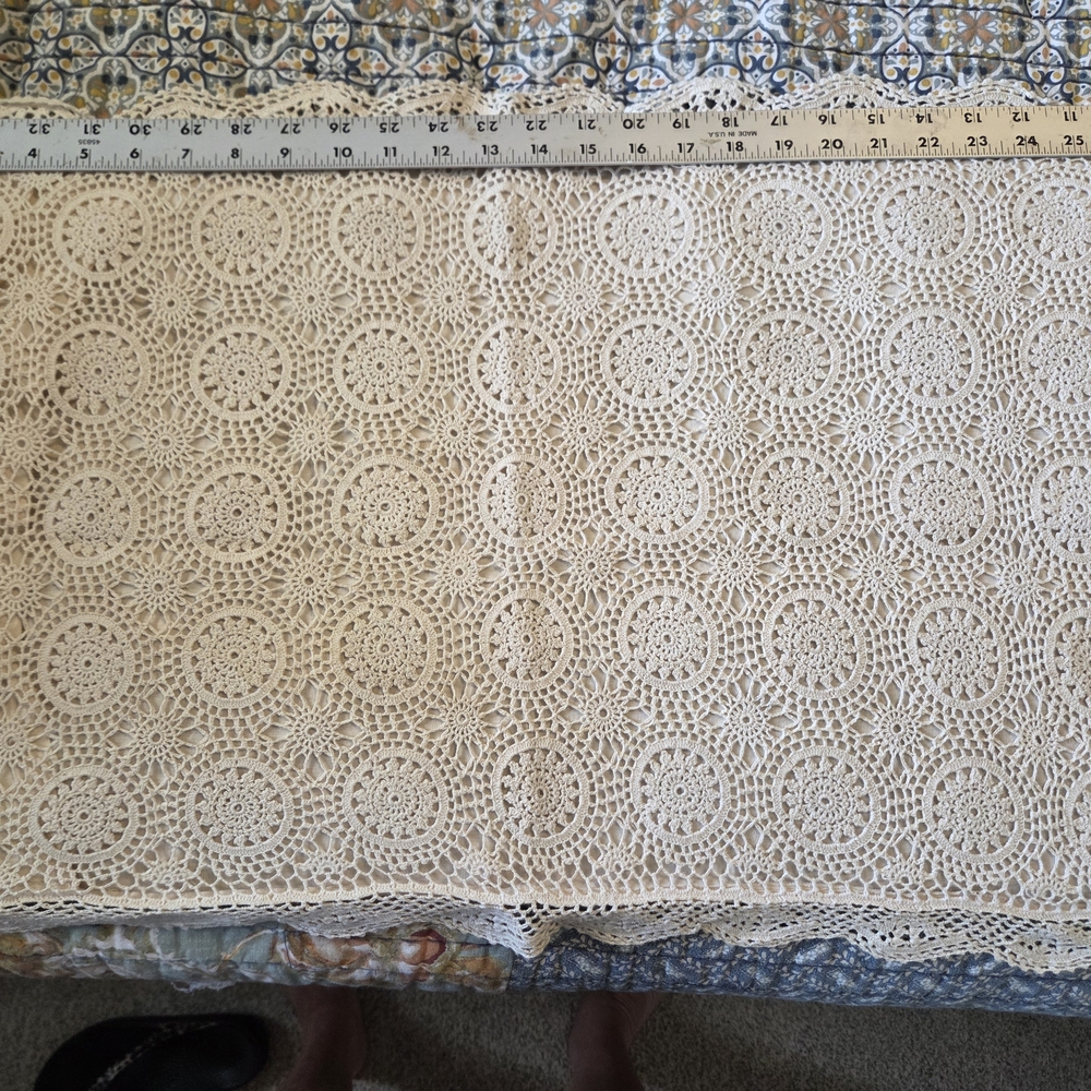 Elegant Crochet Pillow Shams - Set Of 2